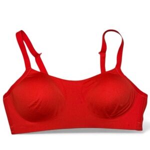 Like New Knix Revolution Scoop Wireless Orange Seamless Bra sz XL 38A/B/C